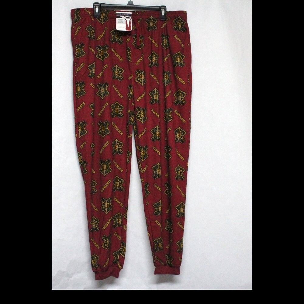 Harry Potter Hogwarts 2XL 44-46 Men's or Unisex Sleep Jogger Pants With Pockets
